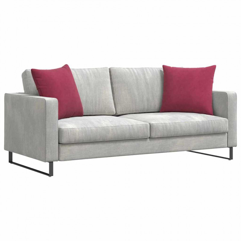 Poduszki na sofę 2 pcs Czerwone wino 50 x 50 cm