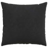 Poduszki na sofę 2 pcs Czarny 50 x 50 cm Tkanina sztruksowa