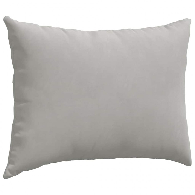 Poduszki na sofę 2 pcs Jasnoszary 70 x 50 cm tkanina