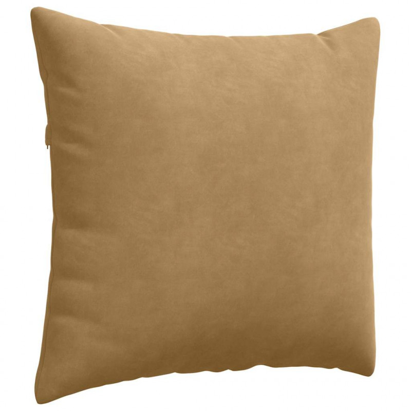 Poduszki na sofę 2 pcs Brązowy 50 x 50 cm Tkanina sztruksowa