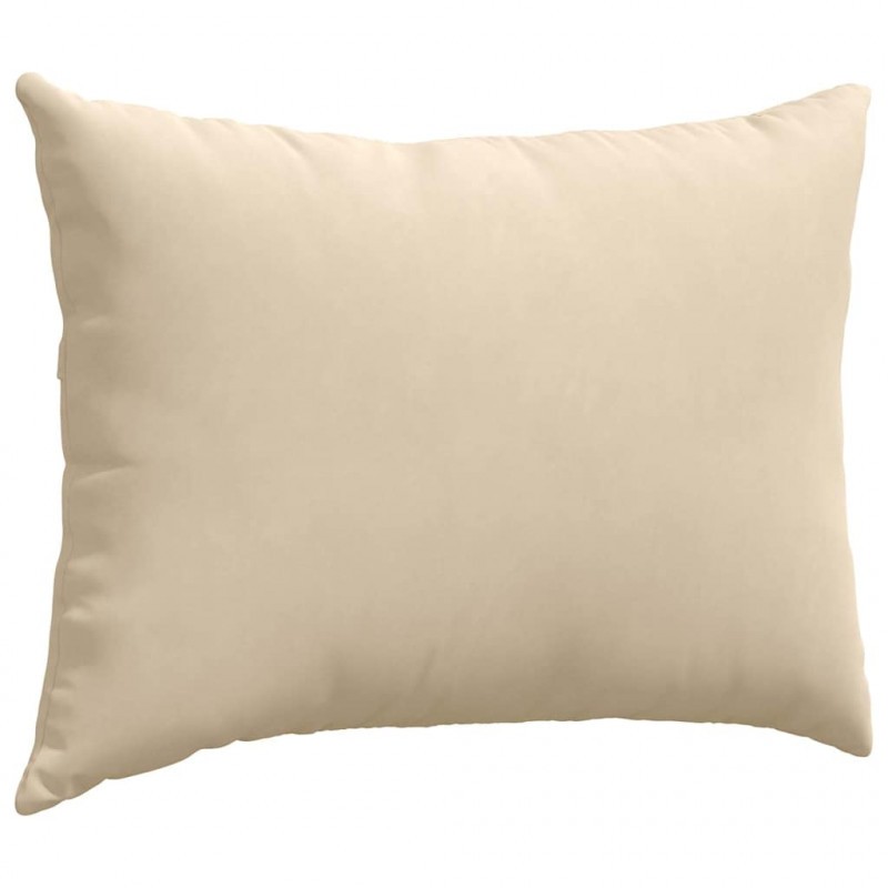Poduszki na sofę 2 pcs Kremowy 70 x 50 cm tkanina