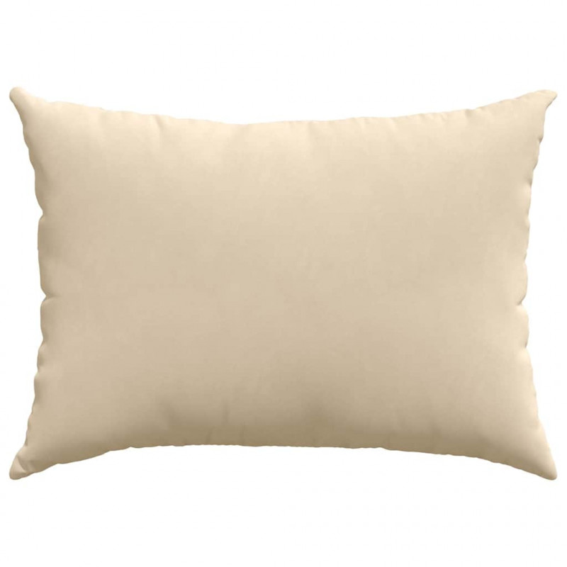 Poduszki na sofę 2 pcs Kremowy 70 x 50 cm tkanina