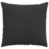 Poduszki na sofę 2 pcs Czarny 50 x 50 cm tkanina