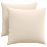 Poduszki na sofę 2 pcs Beżowy 50 x 50 cm tkanina
