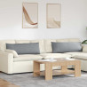 Poduszki na sofę 2 pcs Jasnoszary 120 x 40 cm tkanina