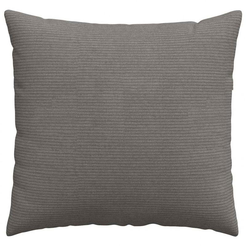 Poduszki na sofę 2 pcs Jasnoszary 50 x 50 cm Tkanina sztruksowa