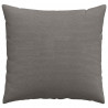 Poduszki na sofę 2 pcs Jasnoszary 50 x 50 cm Tkanina sztruksowa