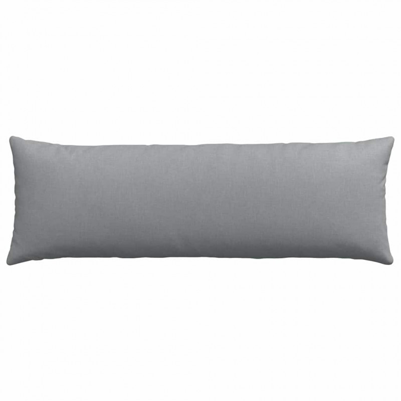 Poduszki na sofę 2 pcs Jasnoszary 120 x 40 cm tkanina