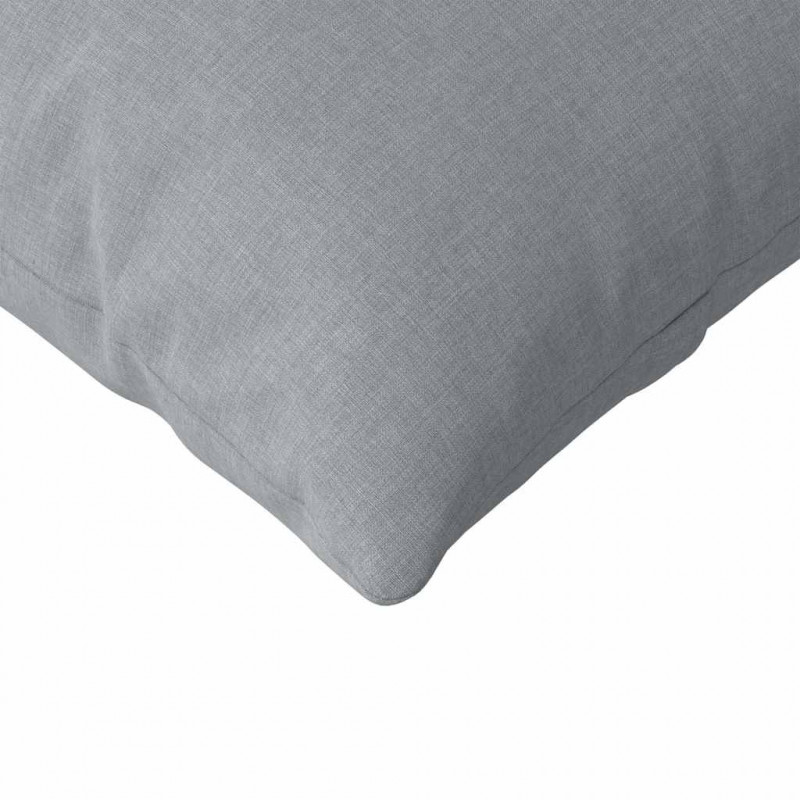 Poduszki na sofę 2 pcs Jasnoszary 120 x 40 cm tkanina
