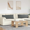 Poduszki na sofę 2 pcs Ciemnoszary 120 x 40 cm tkanina
