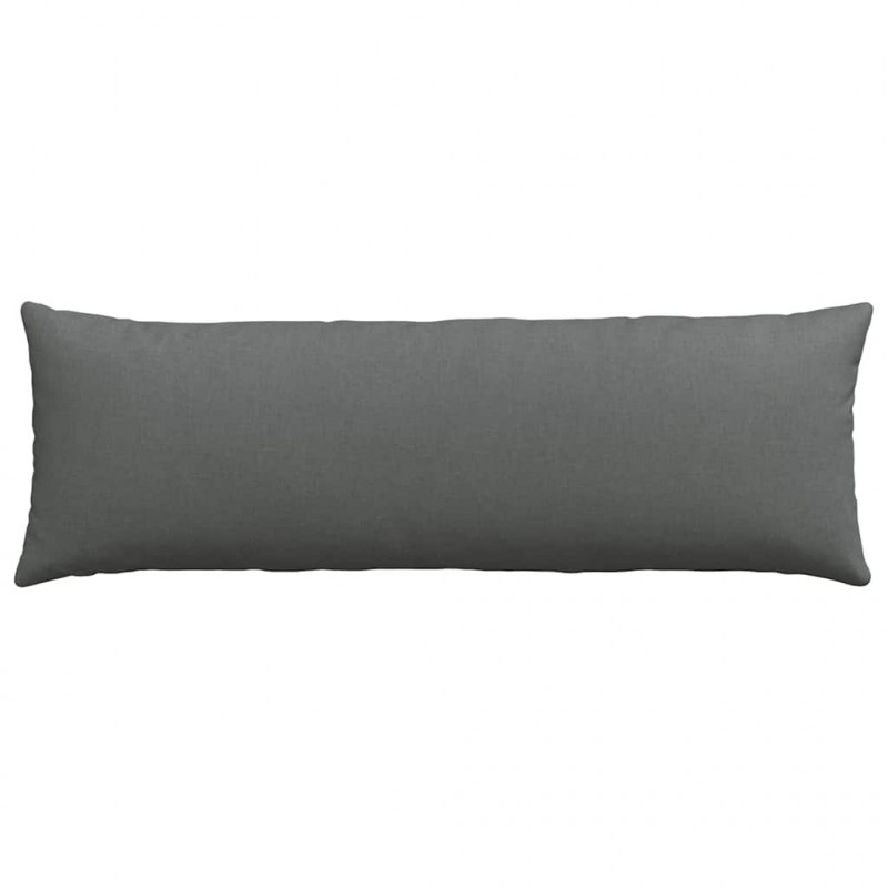 Poduszki na sofę 2 pcs Ciemnoszary 120 x 40 cm tkanina