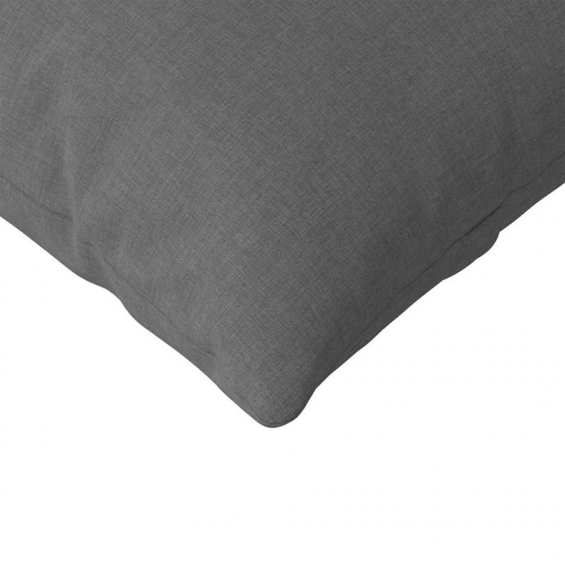 Poduszki na sofę 2 pcs Ciemnoszary 120 x 40 cm tkanina