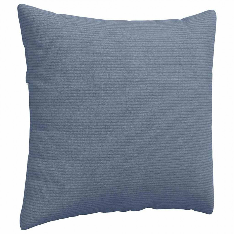 Poduszki na sofę 2 pcs Niebieski 50 x 50 cm Tkanina sztruksowa