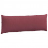 Poduszki na sofę 2 pcs Czerwone wino 120 x 40 cm tkanina