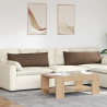 Poduszki na sofę 2 pcs Brązowy 120 x 40 cm tkanina