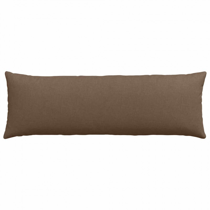 Poduszki na sofę 2 pcs Brązowy 120 x 40 cm tkanina