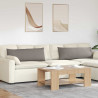 Poduszki na sofę 2 pcs Ciemnoszary 120 x 40 cm tkanina