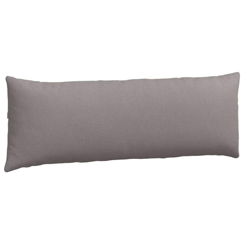 Poduszki na sofę 2 pcs Ciemnoszary 120 x 40 cm tkanina