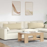Poduszki na sofę 2 pcs Kremowy 120 x 40 cm tkanina