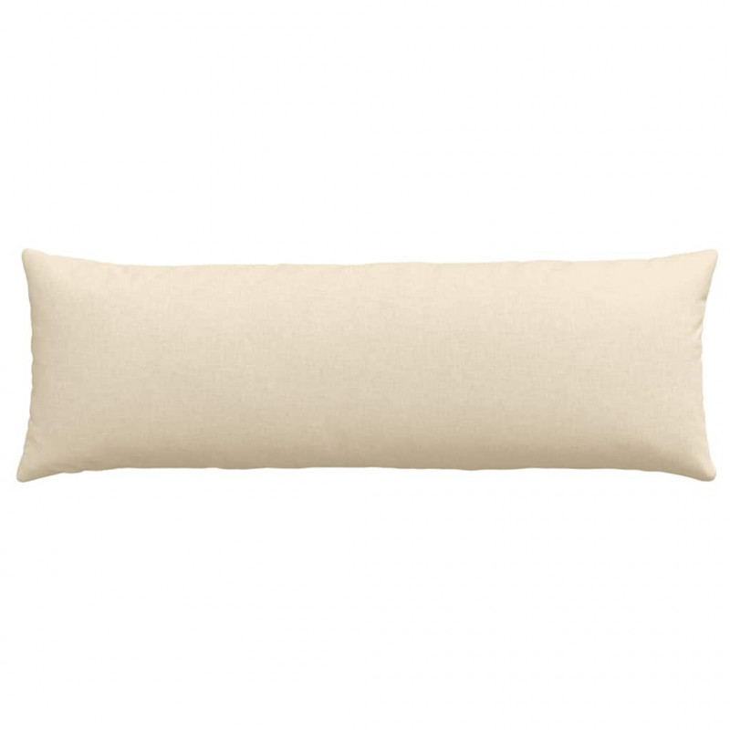Poduszki na sofę 2 pcs Kremowy 120 x 40 cm tkanina