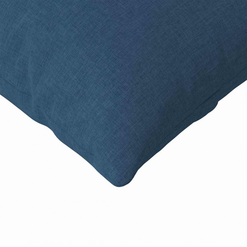 Poduszki na sofę 2 pcs Niebieski 120 x 40 cm tkanina