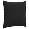 Poduszki na sofę 2 pcs Czarny 60 x 60 cm tkanina