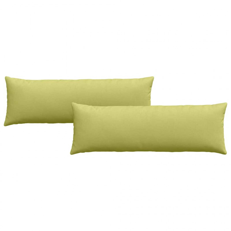 Poduszki na sofę 2 pcs Jasnozielony 120 x 40 cm tkanina