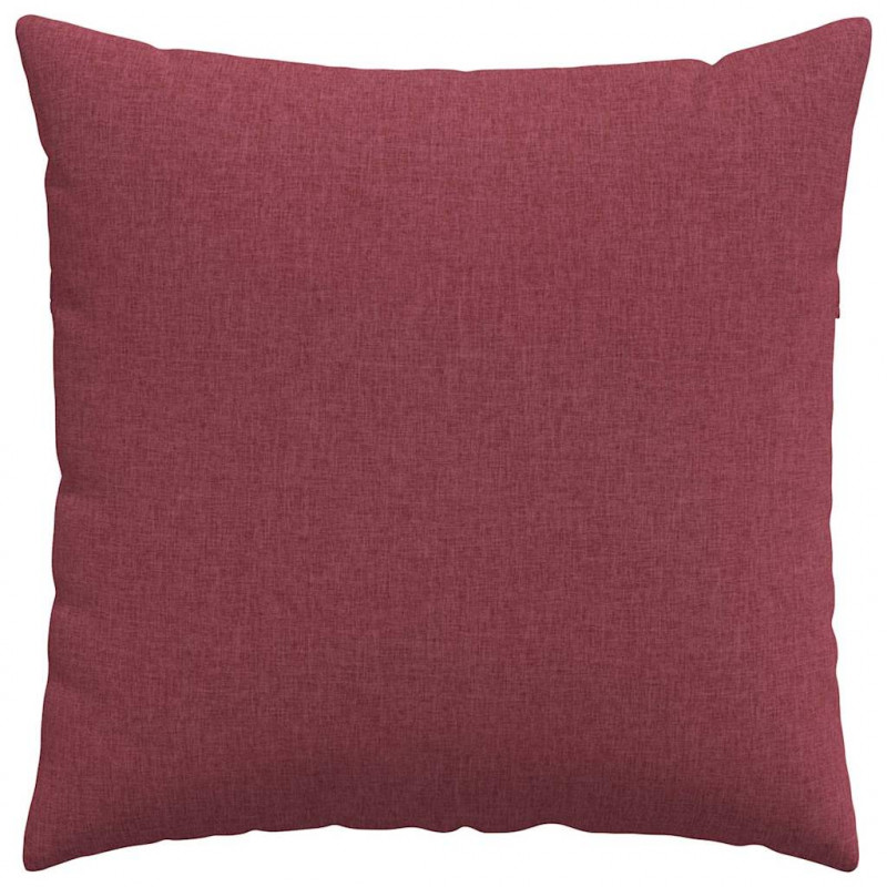 Poduszki na sofę 2 pcs Czerwone wino 60 x 60 cm tkanina