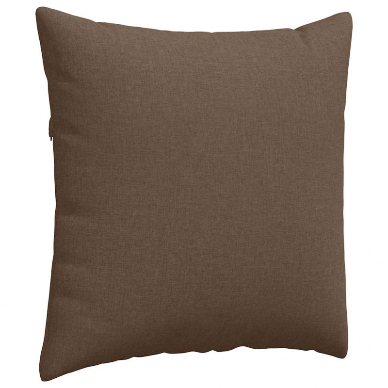 Poduszki na sofę 2 pcs Brązowy 60 x 60 cm tkanina