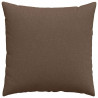 Poduszki na sofę 2 pcs Brązowy 60 x 60 cm tkanina