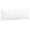 Poduszki na sofę 2 pcs Biały 120 x 40 cm tkanina