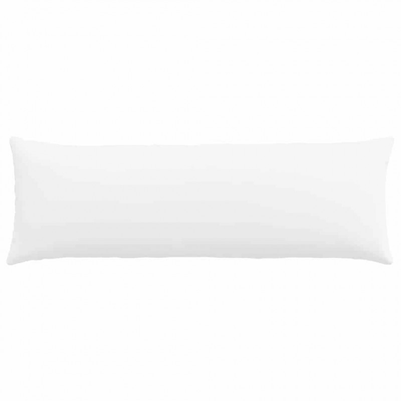 Poduszki na sofę 2 pcs Biały 120 x 40 cm tkanina
