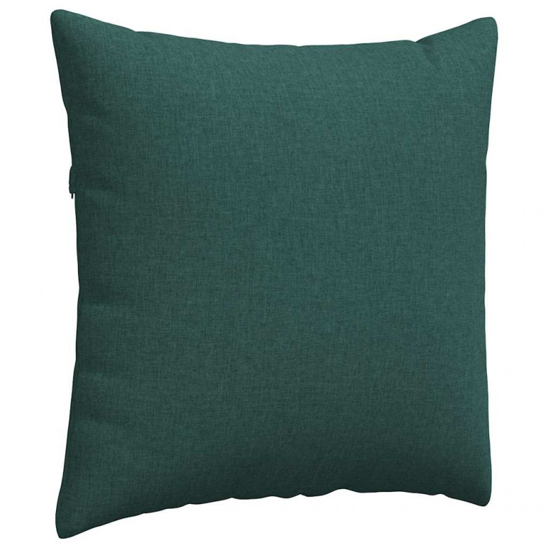 Poduszki na sofę 2 pcs Ciemna zieleń 60 x 60 cm tkanina
