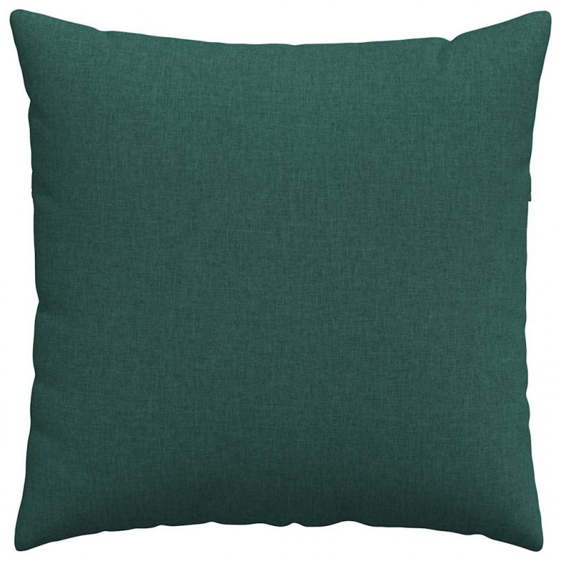Poduszki na sofę 2 pcs Ciemna zieleń 60 x 60 cm tkanina