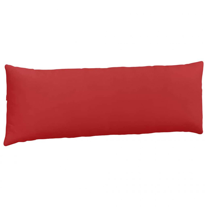 Poduszki na sofę 2 pcs Czerwony 120 x 40 cm tkanina