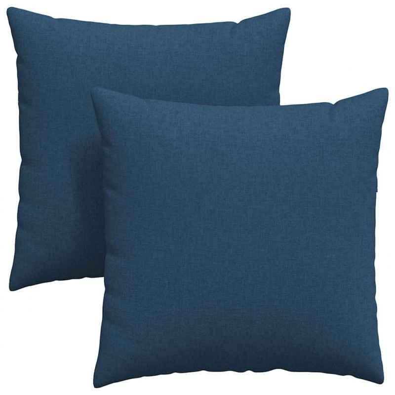 Poduszki na sofę 2 pcs Niebieski 60 x 60 cm tkanina