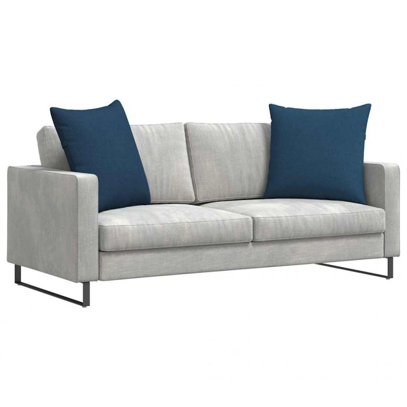 Poduszki na sofę 2 pcs Niebieski 60 x 60 cm tkanina