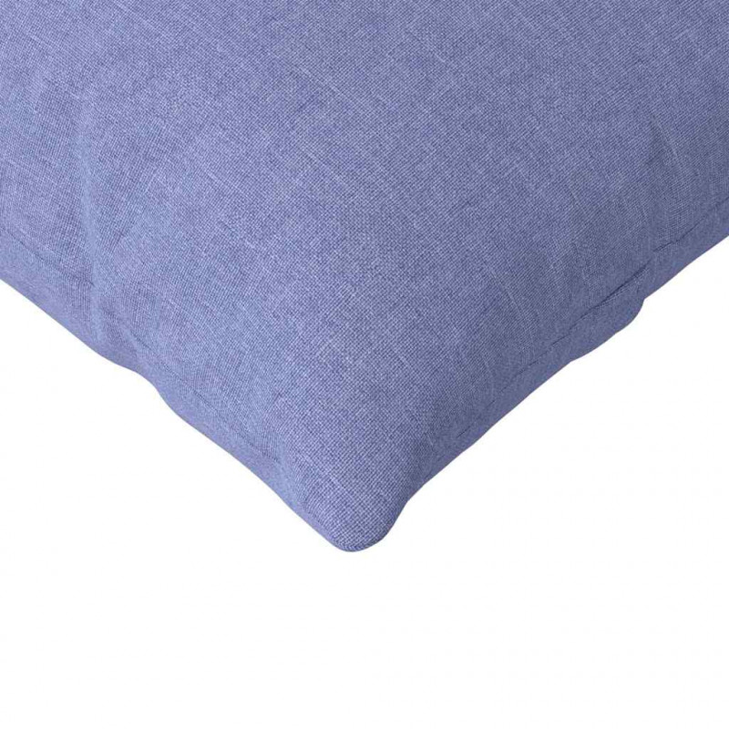 Poduszki na sofę 2 pcs Niebieski dżins 120 x 40 cm tkanina