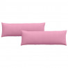 Poduszki na sofę 2 pcs Różowy 120 x 40 cm tkanina