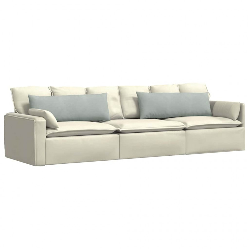 Poduszki na sofę 2 pcs Jasnoszary 120 x 40 cm