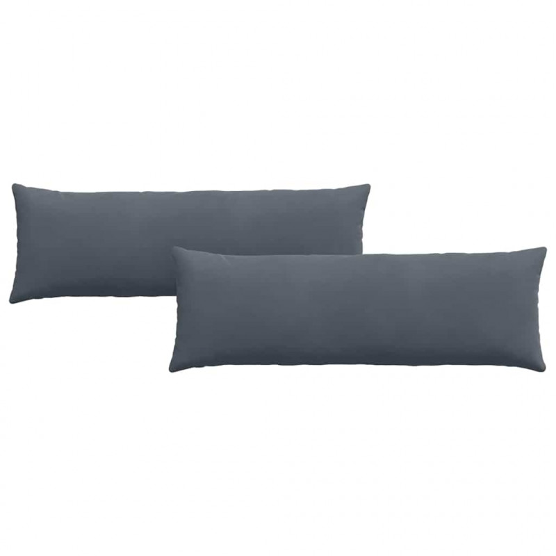 Poduszki na sofę 2 pcs Ciemnoszary 120 x 40 cm