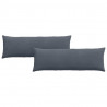 Poduszki na sofę 2 pcs Ciemnoszary 120 x 40 cm