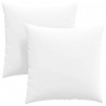 Poduszki na sofę 2 pcs Biały 60 x 60 cm tkanina