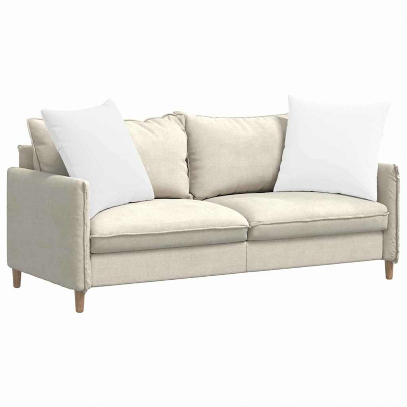 Poduszki na sofę 2 pcs Biały 60 x 60 cm tkanina