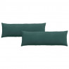 Poduszki na sofę 2 pcs Ciemna zieleń 120 x 40 cm