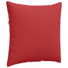 Poduszki na sofę 2 pcs Czerwony 60 x 60 cm tkanina