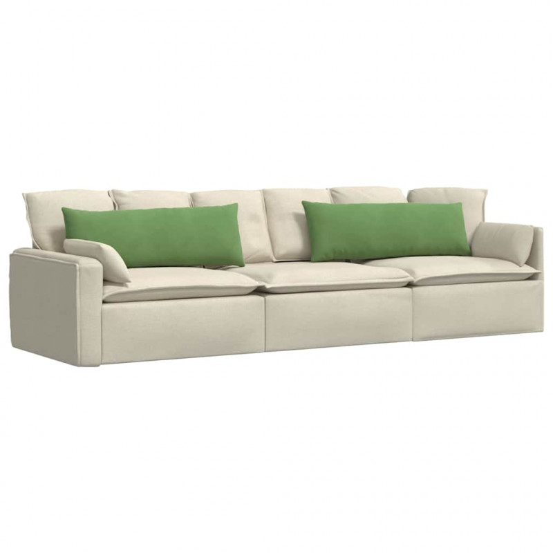 Poduszki na sofę 2 pcs jasnozielony 120 x 40 cm