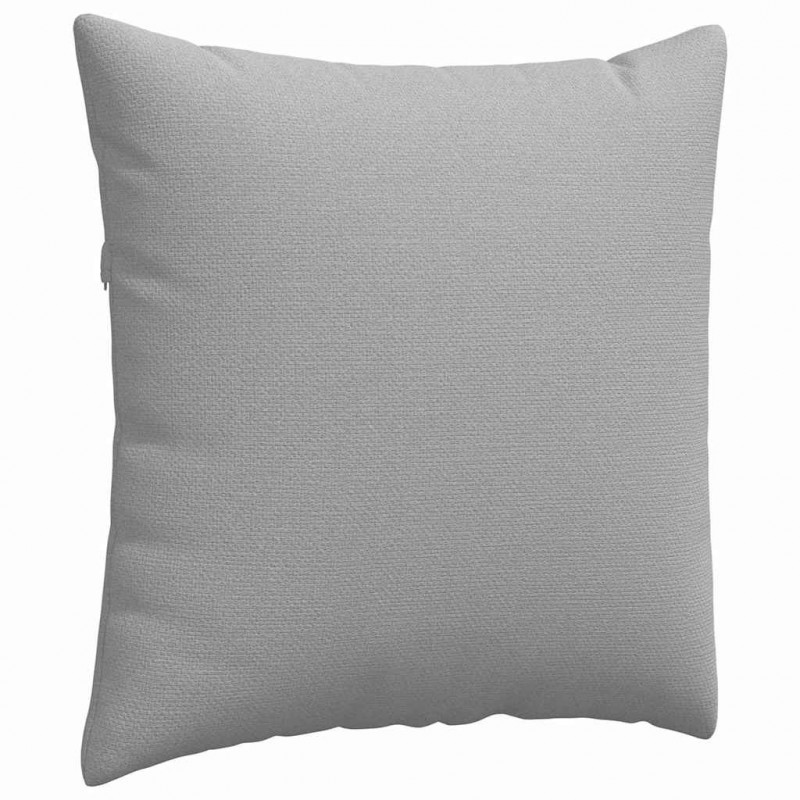 Poduszki na sofę 2 pcs Szary chmur 60 x 60 cm tkanina