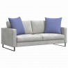 Poduszki na sofę 2 pcs Niebieski dżins 60 x 60 cm tkanina