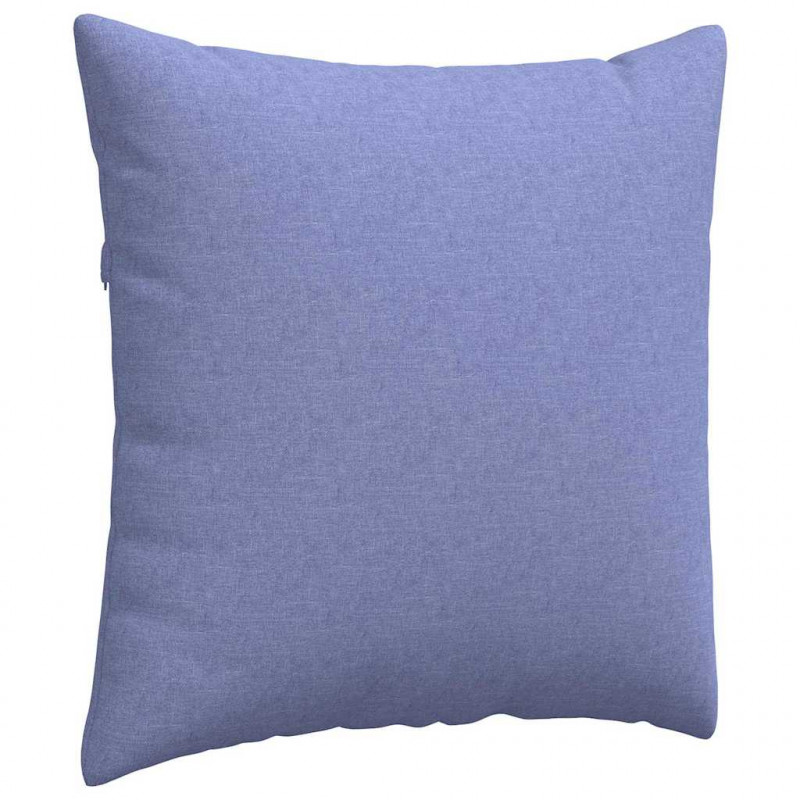 Poduszki na sofę 2 pcs Niebieski dżins 60 x 60 cm tkanina